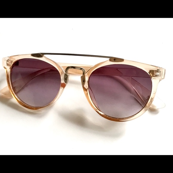 Free People Accessories - Free People Pale Rose Pink Sunglasses Sunnies